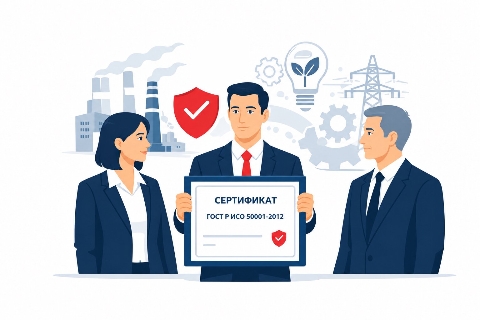 Оформление сертификата ГОСТ Р ИСО 50001-2012 в Кемерове и по всей Кемеровской области