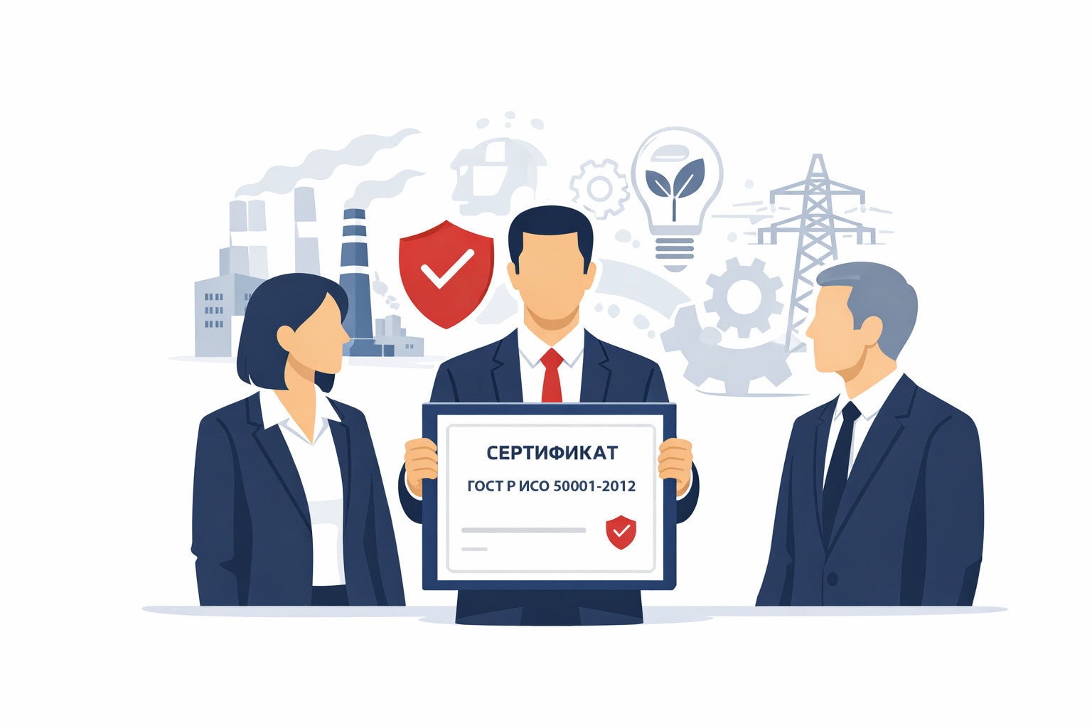Оформление сертификата ГОСТ Р ИСО 50001-2012 в Кемерове и по всей Кемеровской области
